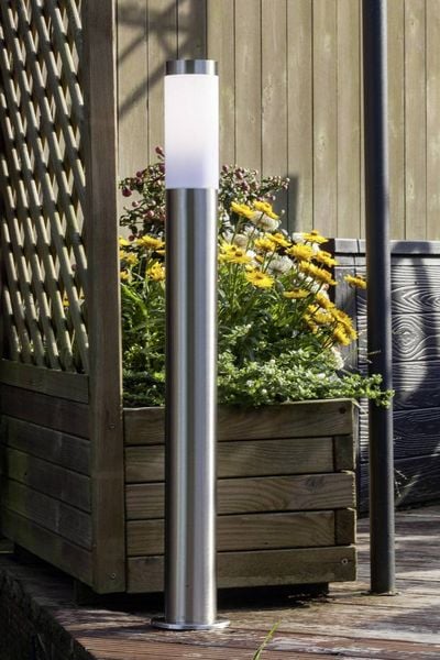 Produktbild: Brilliant 43685/82 Chorus Au&szlig;enstandleuchte LED E27 10W Edelstahl