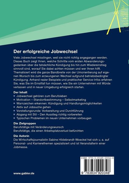 Produktbild: Der erfolgreiche Jobwechsel