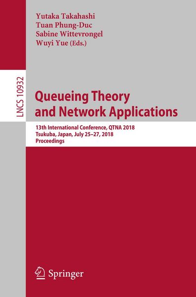 Produktbild: Queueing Theory and Network Applications
