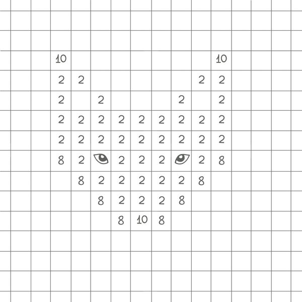 PIXEL-Malbuch für Kinder. Malen nach Zahlen. 5-7 Jahre