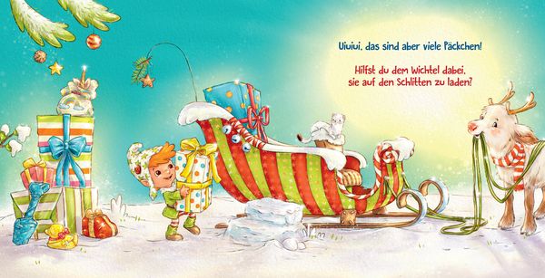 Produktbild: Die Weihnachtswichtelwerkstatt (Pappbilderbuch)