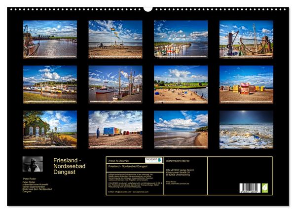 Produktbild: Friesland - Nordseebad Dangast (Wandkalender 2026 DIN A2 quer), CALVENDO Monatskalender
