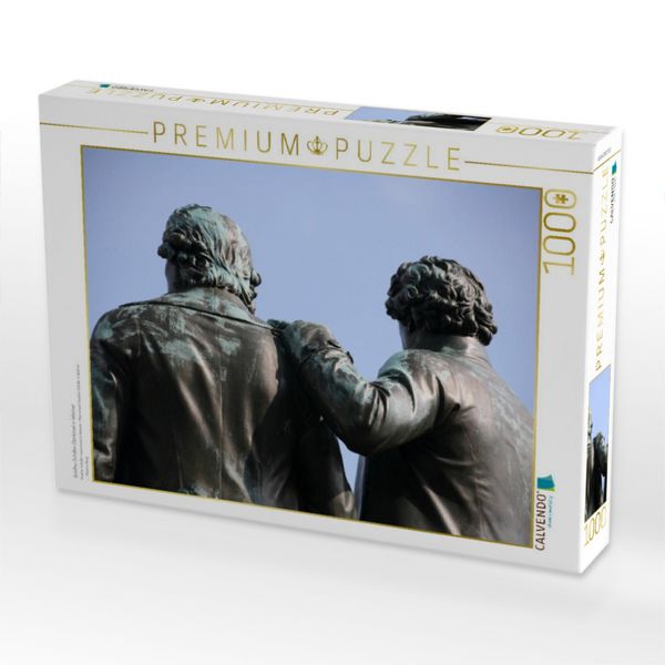 Produktbild: CALVENDO Puzzle Goethe-Schiller-Denkmal in Weimar | 1000 Teile Lege-Gr&ouml;&szlig;e 64x48cm Foto-Puzzle f&uuml;r gl&uuml;ckliche Stunden