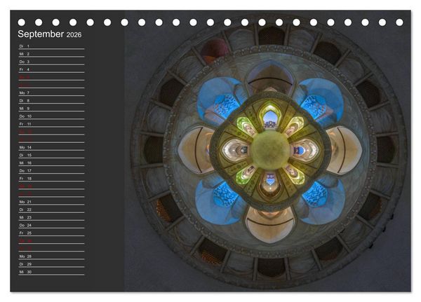Produktbild: Orientalische Architektur - Verzaubernd (Tischkalender 2026 DIN A5 quer), CALVENDO Monatskalender