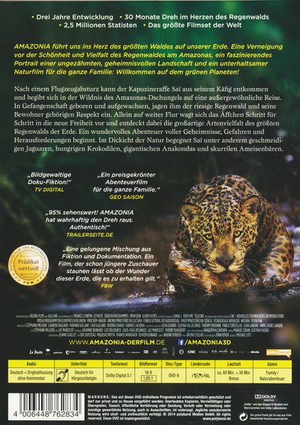 Produktbild: Amazonia - Abenteuer im Regenwald