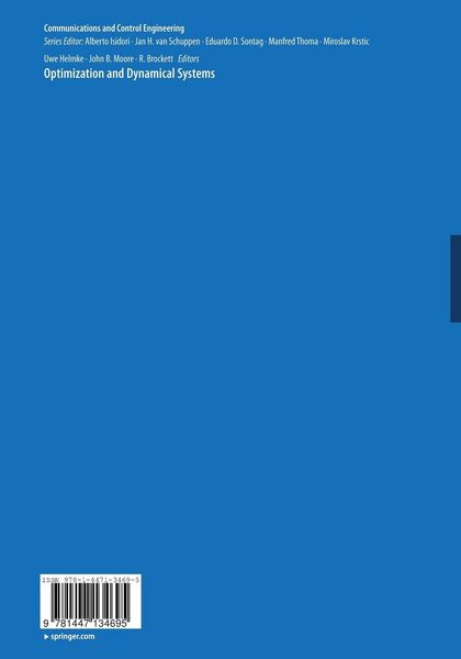 Produktbild: Optimization and Dynamical Systems