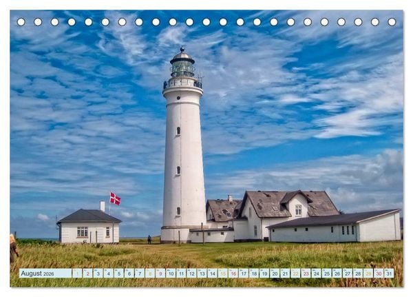 Produktbild: Leuchtt&uuml;rme - maritime Wegweiser (Tischkalender 2026 DIN A5 quer), CALVENDO Monatskalender