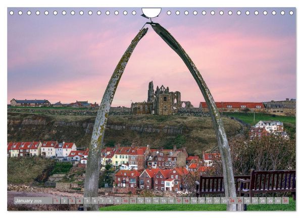 Produktbild: Yorkshire - Romantic between dales and coast (Wall Calendar 2026 DIN A4 landscape), CALVENDO 12 Month Wall Calendar