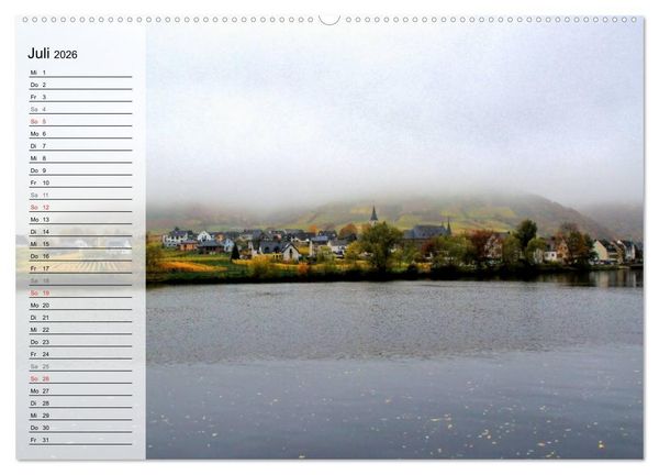 Produktbild: An der wundersch&ouml;nen Mosel (hochwertiger Premium Wandkalender 2026 DIN A2 quer), Kunstdruck in Hochglanz