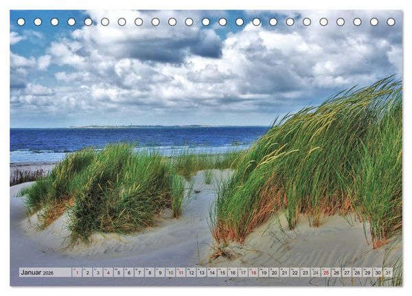 Produktbild: Typisch Amrum! (Tischkalender 2026 DIN A5 quer), CALVENDO Monatskalender