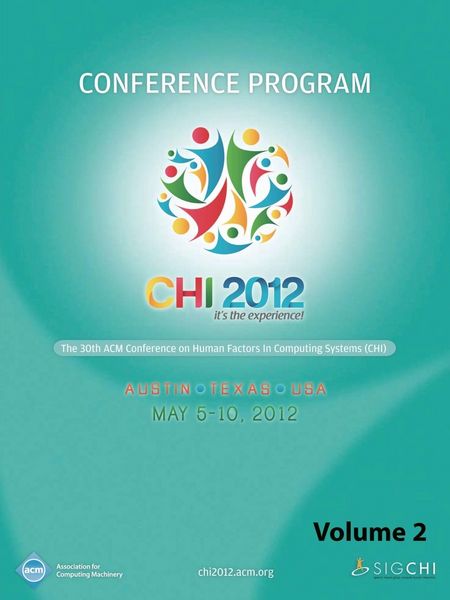 Produktbild: CHI 2012 The 30th ACM Conference on Human Factors in Computing Systems V2