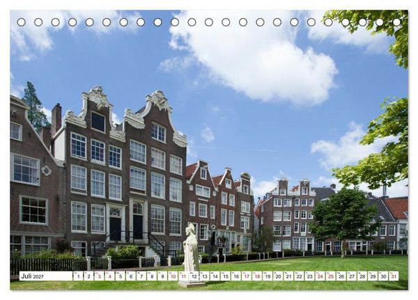Produktbild: Amsterdam - Momente einer Reise (Tischkalender 2027 DIN A5 quer), CALVENDO Monatskalender