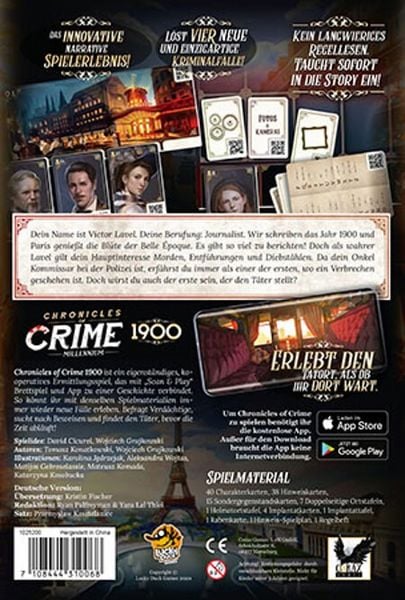 Produktbild: Chronicles of Crime Millennium 1900