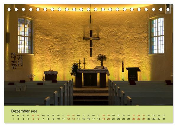 Produktbild: Pilgern im Waldecker Upland (Tischkalender 2026 DIN A5 quer), CALVENDO Monatskalender