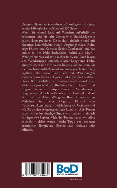 Produktbild: wanderbares Kroatien