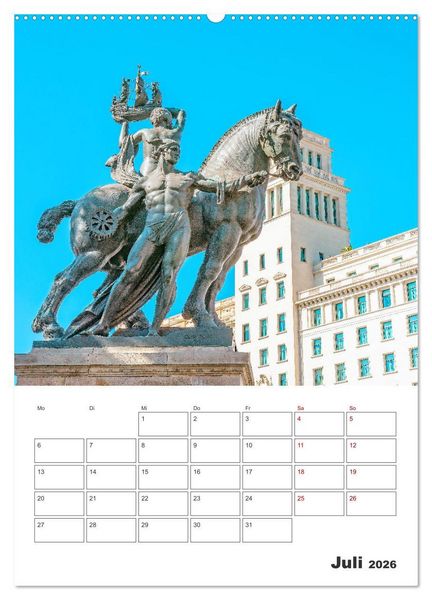 Produktbild: Barcelona - Urlaubsplaner (Wandkalender 2026 DIN A2 hoch), CALVENDO Monatskalender