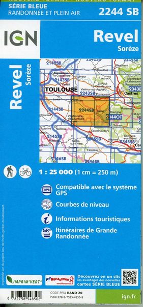 Produktbild: Revel-Soreze 1:25 000