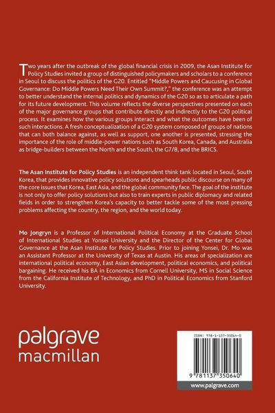 Produktbild: Middle Powers and G20 Governance