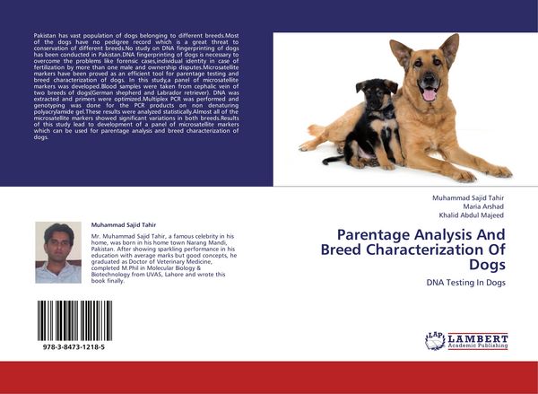 Produktbild: Parentage Analysis And Breed Characterization Of Dogs