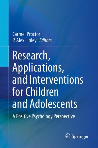 Produktbild: Research, Applications, and Interventions for Children and Adolescents