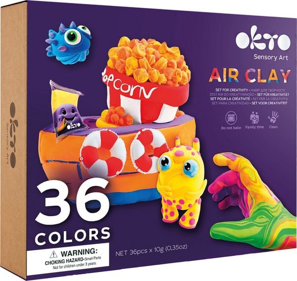 Produktbild: Air Clay Modellierset Set 36 Farben