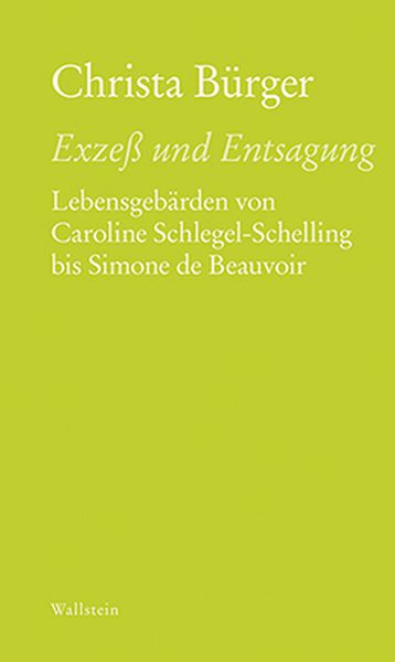 Produktbild: Exze&szlig; und Entsagung