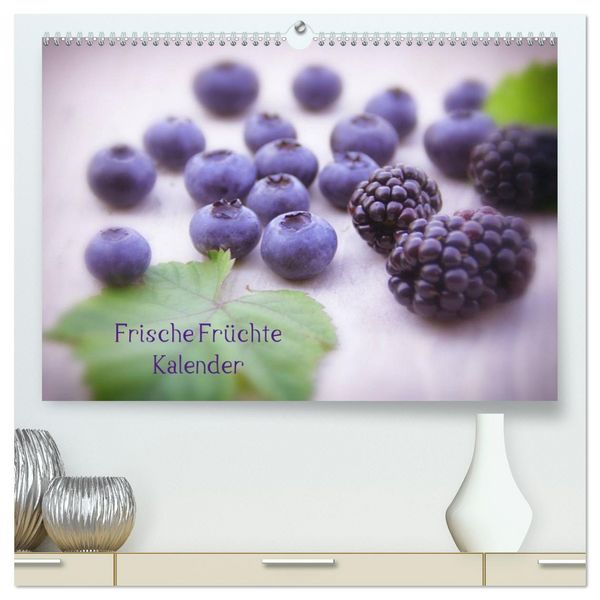 Produktbild: Frische Fr&uuml;chte Kalender (hochwertiger Premium Wandkalender 2026 DIN A2 quer), Kunstdruck in Hochglanz