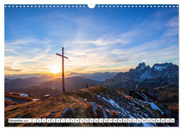 Produktbild: Gr&uuml;&szlig;e aus Filzmoos (Wandkalender 2026 DIN A3 quer), CALVENDO Monatskalender