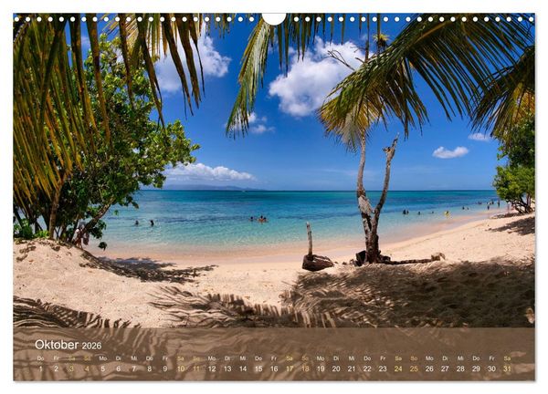 Produktbild: Guadeloupe - Karibische Traumstr&auml;nde (Wandkalender 2026 DIN A3 quer), CALVENDO Monatskalender
