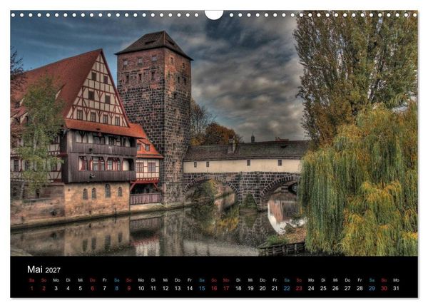 Produktbild: Meine Stadt N&uuml;rnberg 2027 (Wandkalender 2027 DIN A3 quer), CALVENDO Monatskalender