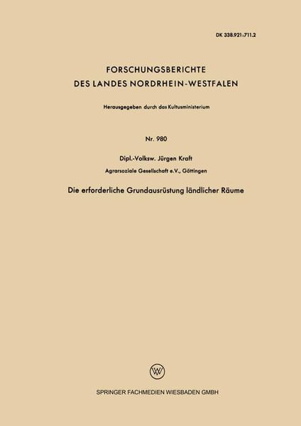 Produktbild: Die erforderliche Grundausr&uuml;stung l&auml;ndlicher R&auml;ume