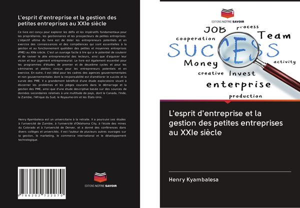 Produktbild: L'esprit d'entreprise et la gestion des petites entreprises au XXIe si&egrave;cle