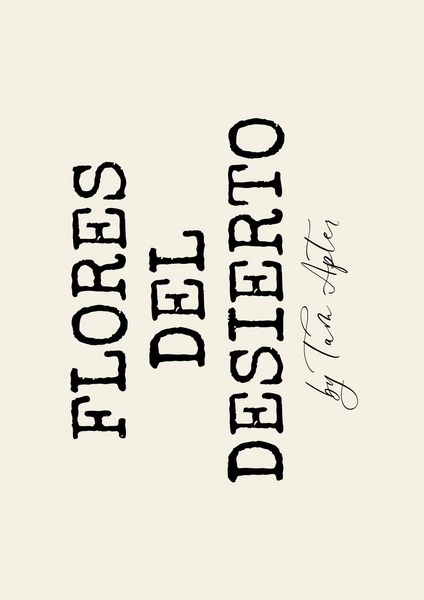 Produktbild: Flores del desierto