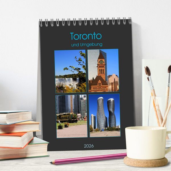 Produktbild: Toronto und Umgebung (Tischkalender 2026 DIN A5 hoch), CALVENDO Monatskalender