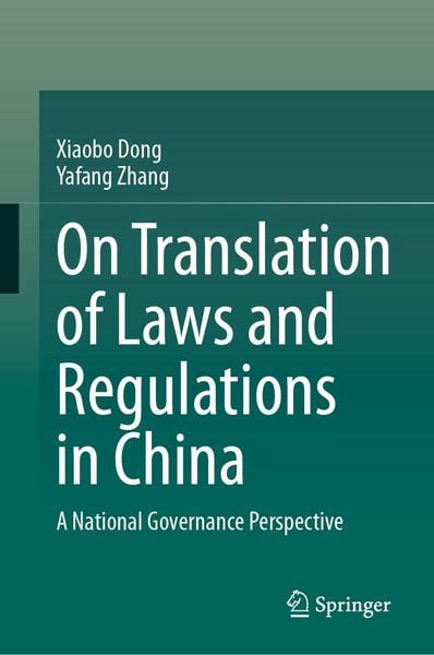 Produktbild: On Translation of Laws and Regulations in China