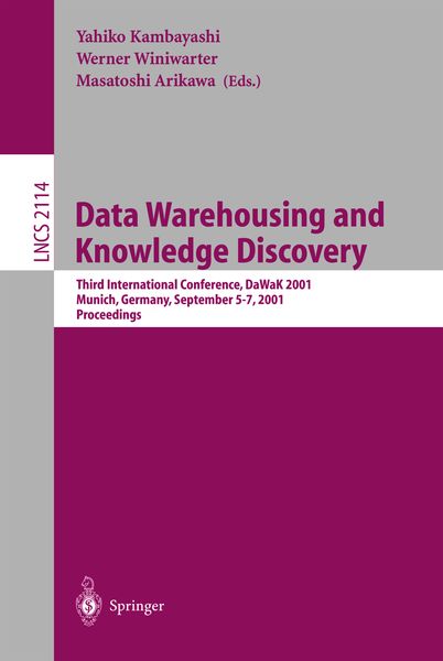 Produktbild: Data Warehousing and Knowledge Discovery