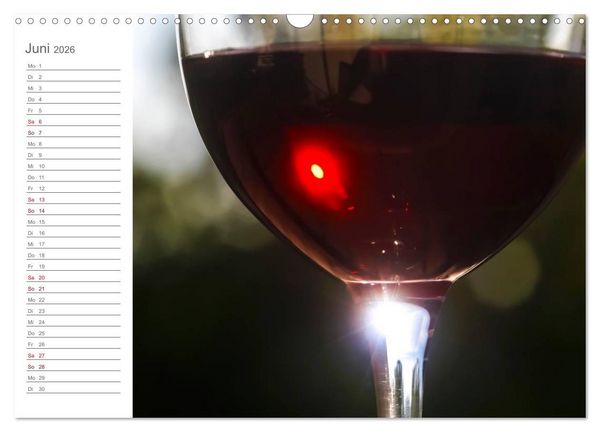 Produktbild: Wein (Wandkalender 2026 DIN A3 quer), CALVENDO Monatskalender