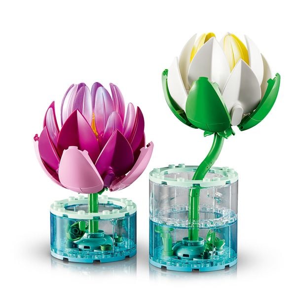 Produktbild: LEGO Botanicals 11511 Seerosen, Kinderzimmer Deko zum Bauen