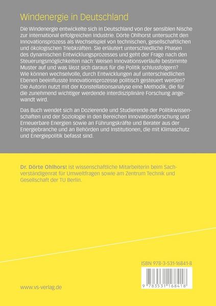 Produktbild: Windenergie in Deutschland