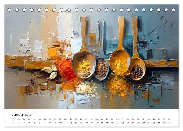 Produktbild: K&uuml;chen Poesie (Tischkalender 2027 DIN A5 quer), CALVENDO Monatskalender