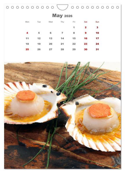 Produktbild: Culinary Creations (Wall Calendar 2026 DIN A4 portrait), CALVENDO 12 Month Wall Calendar