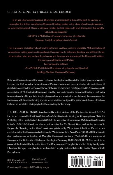 Produktbild: Reformed Theology from A to Z