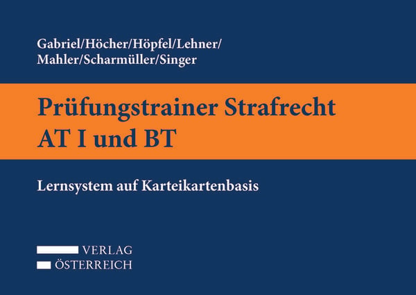 Produktbild: Pr&uuml;fungstrainer Strafrecht AT I und BT