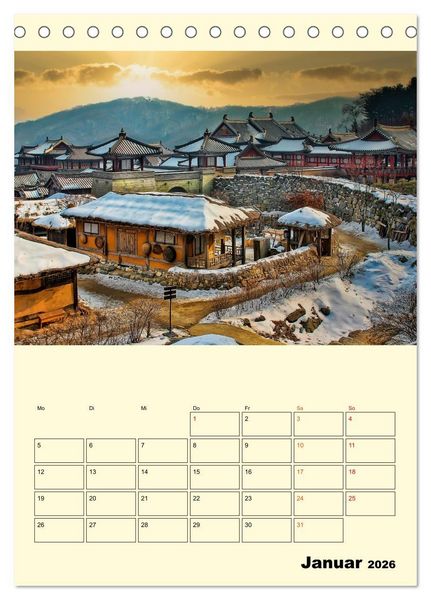 Produktbild: S&uuml;dkorea - Tradition und Hightech (Tischkalender 2026 DIN A5 hoch), CALVENDO Monatskalender