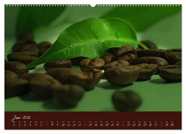 Produktbild: Kaffee Genuss Jahreskalender (hochwertiger Premium Wandkalender 2026 DIN A2 quer), Kunstdruck in Hochglanz