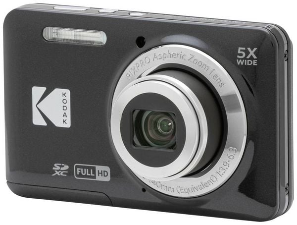 Produktbild: Kodak Pixpro FZ55 Friendly Zoom Digitalkamera 16 Megapixel Opt. Zoom: 5 x Schwarz Full HD Video, HDR-Video, Integrierter Akku