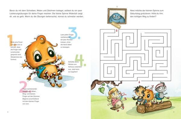 Produktbild: Die kleine Spinne Widerlich - Meine ersten Buchstaben