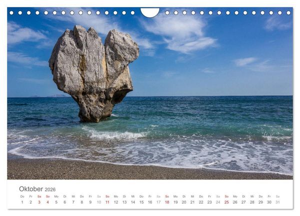 Produktbild: Kreta - Naturlandschaften (Wandkalender 2026 DIN A4 quer), CALVENDO Monatskalender