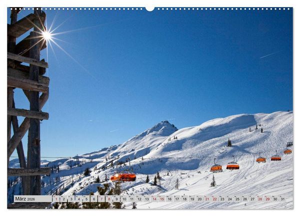 Produktbild: Herzliche Gr&uuml;&szlig;e aus Flachau (Wandkalender 2026 DIN A2 quer), CALVENDO Monatskalender
