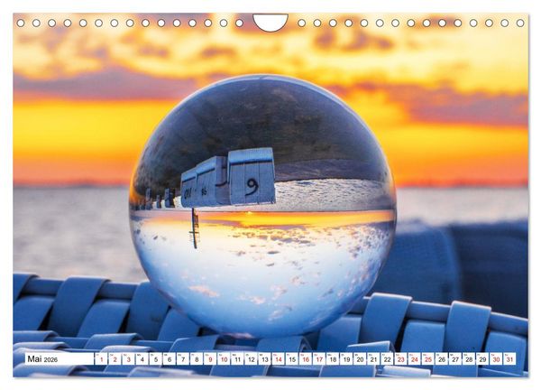 Produktbild: Lensball-Fotografie am Meer (Wandkalender 2026 DIN A4 quer), CALVENDO Monatskalender